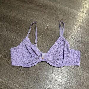 Lilac savage fenty lace push-up bralette #lingerie